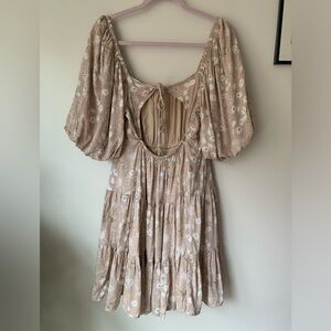 By Together Floral Puffed Sleeve Dress